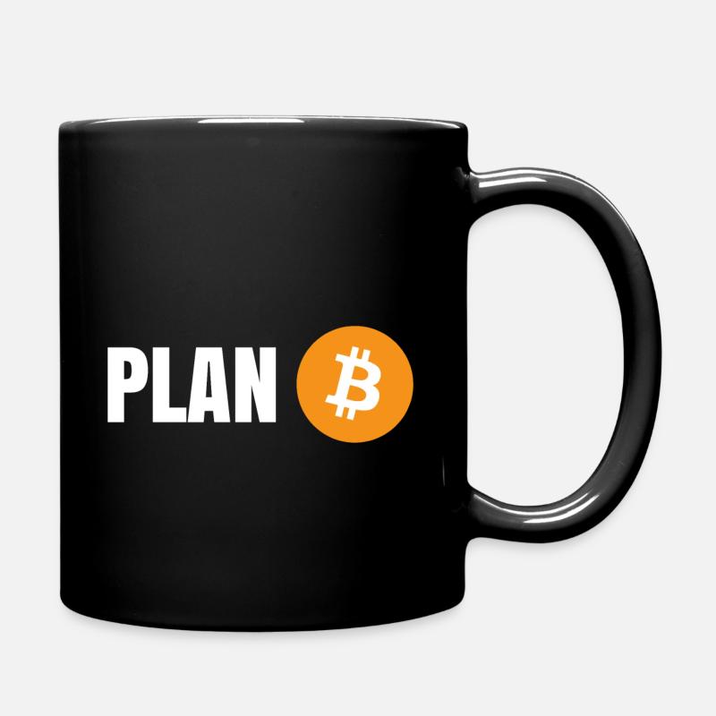 Bitcoin - Plan B - Mug uni - noir