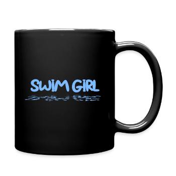 Swimgirl Nageuse - Mug uni - noir - Droite