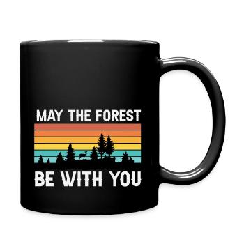 Que la forêt soit avec vous - Mug uni - noir - Droite