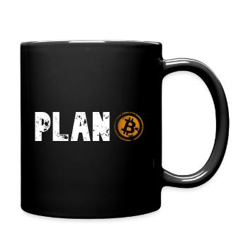 plan bitcoin vintage B BITCOIN LOGO DESIGN - Mug uni - noir - Droite