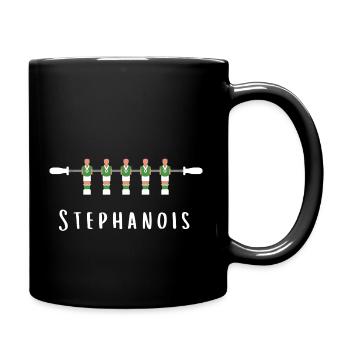 Stephanois pour toujours Allez les verts babyfoot - Mug uni - noir - Droite