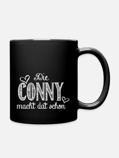 Conny - Tasse einfarbig - Schwarz