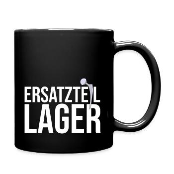 Ersatzteillager Hüftprothese - links - Tasse einfarbig - Schwarz - Rechts