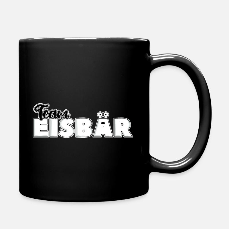 eisbär team bear arbeitskollegen eisbären polar - Tasse einfarbig - Schwarz