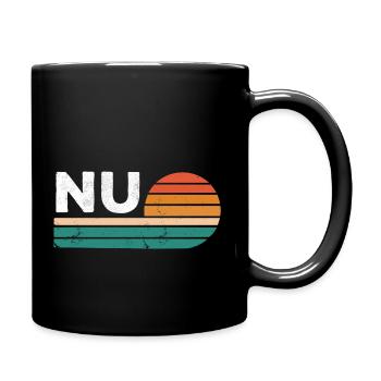Ossi Dresden Sachsen Fanartikel Souvenir - Tasse einfarbig - Schwarz - Rechts