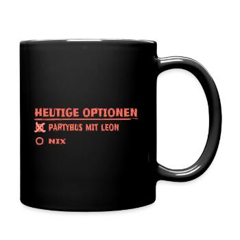 leon - Tasse einfarbig - Schwarz - Rechts
