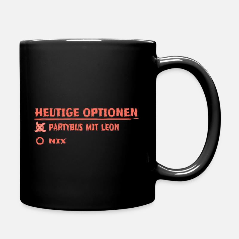leon - Tasse einfarbig - Schwarz