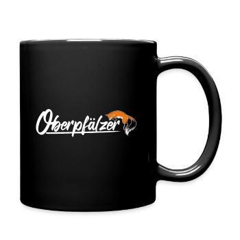 Cooles Oberpfälzer Motiv Shirt Pullover Spruch - Tasse einfarbig - Schwarz - Rechts