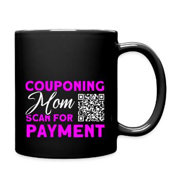 Coupon Shopper Discount Couponer Vente à prix réduit - Mug uni - noir - Droite