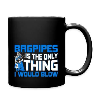 La seule chose que je soufflerais - Mug uni - noir - Droite
