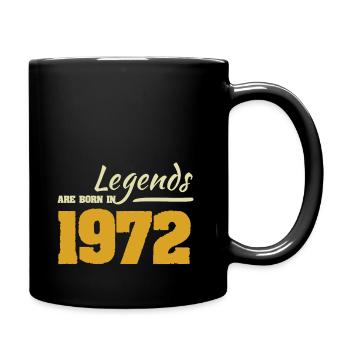 Legend born in 1972 - Full Colour Mug - black - Right