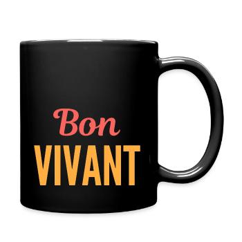 bon vivant - Mug uni - noir - Droite