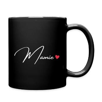 Mamie cadeau grand mère - Mug uni - noir - Droite