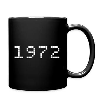 1972 Année de naissance - Mug uni - noir - Droite