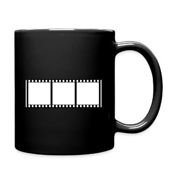 Cinematic Movie Film Frames - Full Colour Mug - black - Right