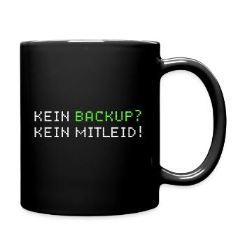 Informatiker Informatik Programmierer Entwickler - Tasse einfarbig - Schwarz - Rechts