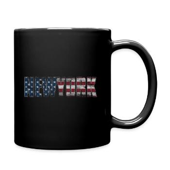 NewYork Vintage look d’occasion - Mug uni - noir - Droite