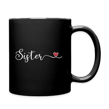 Sister - Full Colour Mug - black - Right