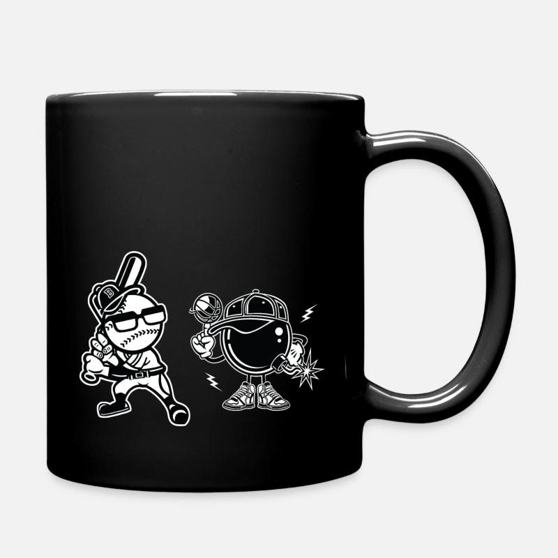 Basketball Bombers - Tasse einfarbig - Schwarz