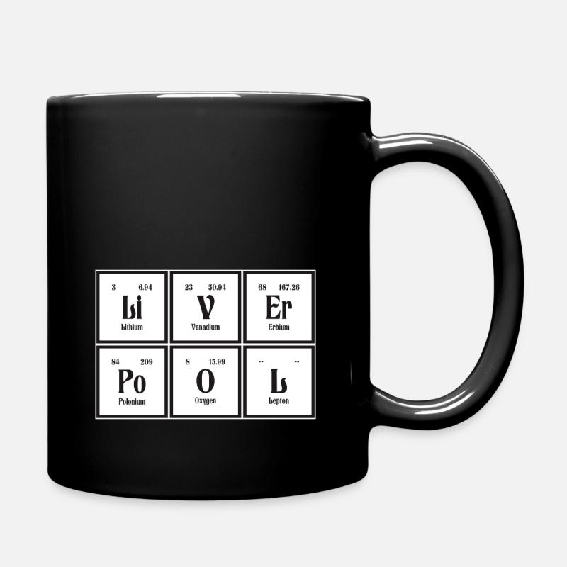 Liverpool | Periodic Table of Elements - Full Colour Mug - black