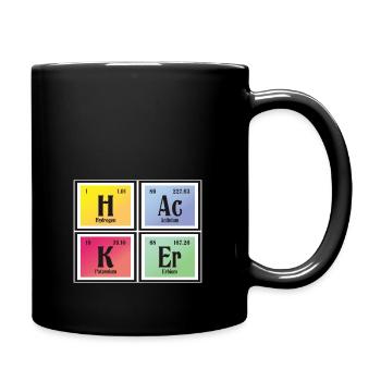 | hacker Tableau périodique des éléments - Mug uni - noir - Droite