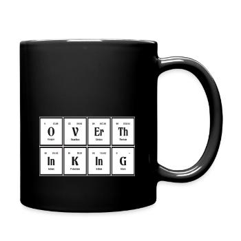 Overthingking | Periodic Table of Elements - Full Colour Mug - black - Right