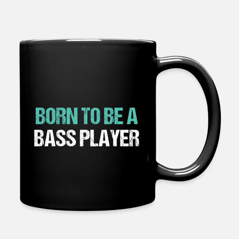 Born to be a bass player - Mug uni - noir