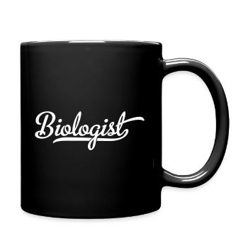 Biologe - Tasse einfarbig - Schwarz - Rechts