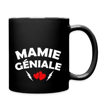 mamie géniale / humour grand-mère / humour mamie - Mug uni - noir - Droite