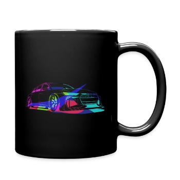 rs6 bunt - Tasse einfarbig - Schwarz - Rechts