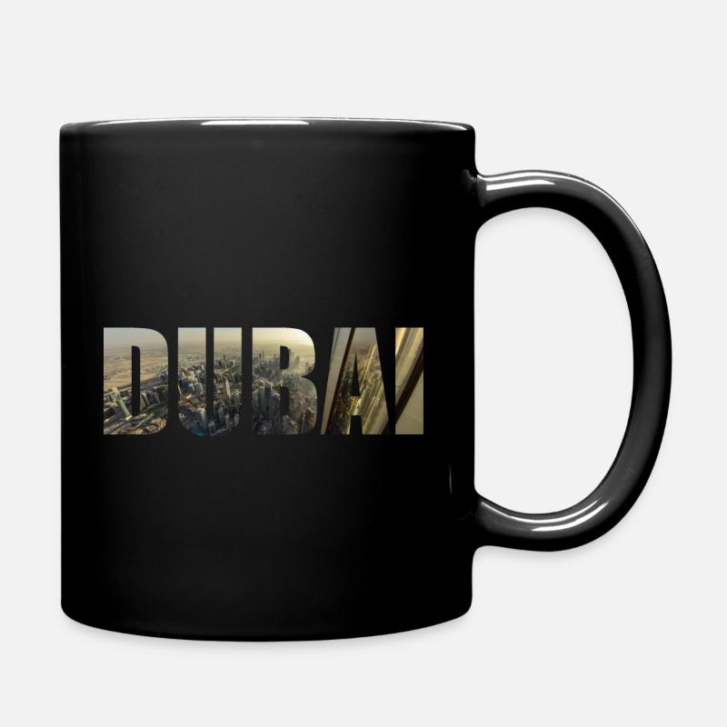 Dubai - Tasse einfarbig - Schwarz