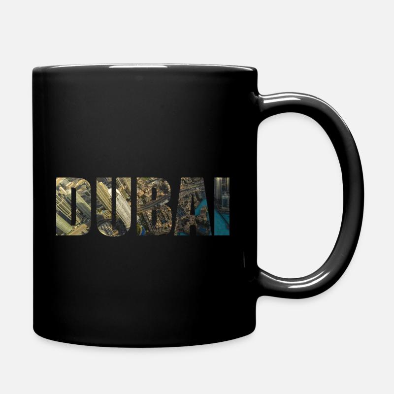 Dubai - Full Colour Mug - black
