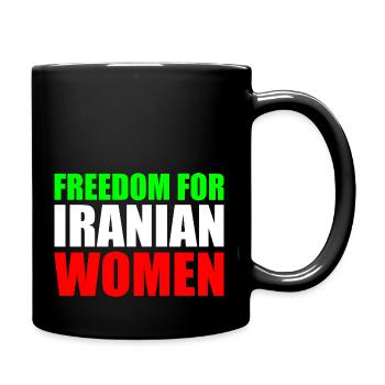 Freedom for iranian women - Full Colour Mug - black - Right