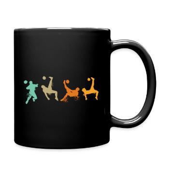 Football Footballeur Attaquant Garçons Coupe du Monde Hommes - Mug uni - noir - Droite