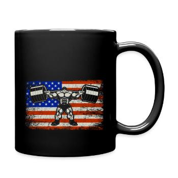 Workout cadeau homme musculation - Mug uni - noir - Droite