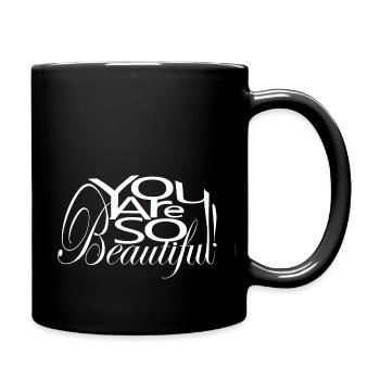 You are So Beautiful - Mug uni - noir - Droite