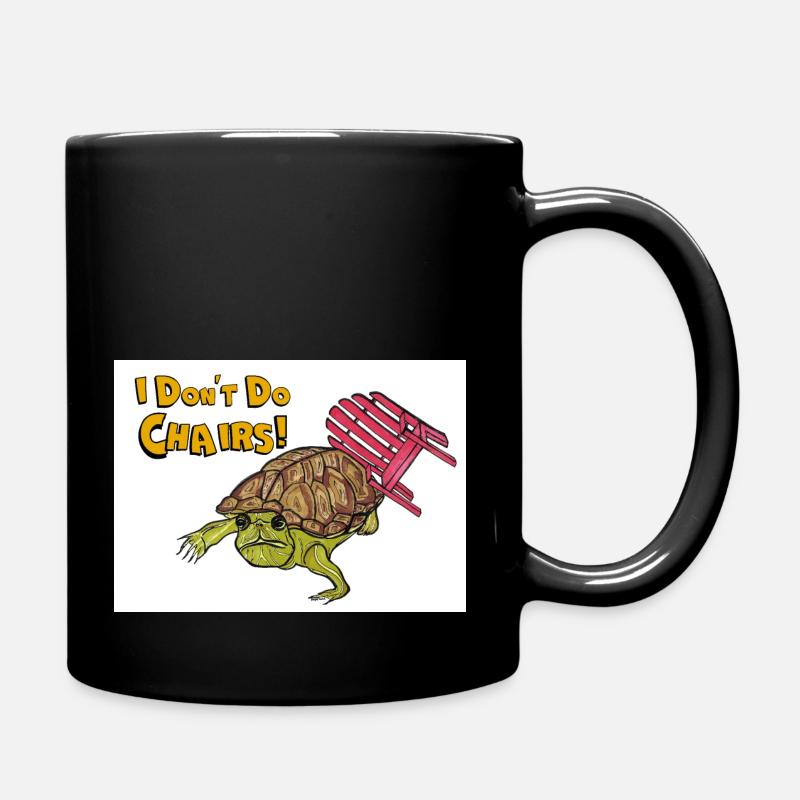 Turtle - Tasse einfarbig - Schwarz