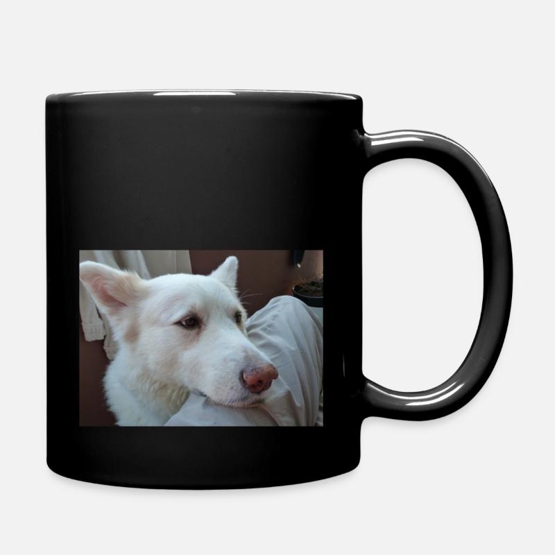 Cohen The travelling dog - Tasse einfarbig - Schwarz