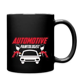 Peintrelogue automobile Technicien de carrosserie automobile Douleur - Mug uni - noir - Droite