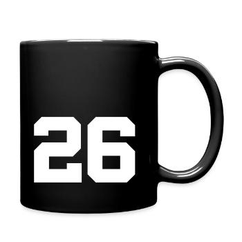 26 - Mug uni - noir - Droite