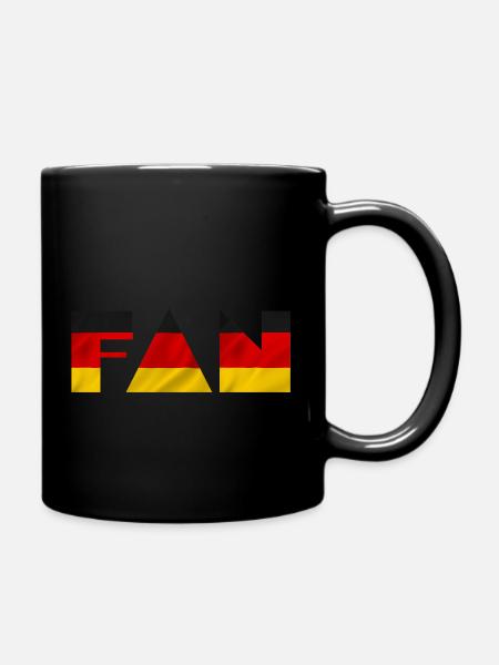 Fan, Weltmeisterschaft, 2022, Fußball, Tor,Germany - Tasse einfarbig - Schwarz