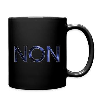 NON - Mug uni - noir - Droite