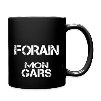 Forain mon gars - Mug uni - noir - Droite