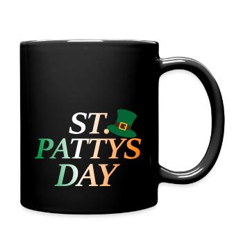 St. Patty's Day, St. Patricksday - Full Colour Mug - black - Right