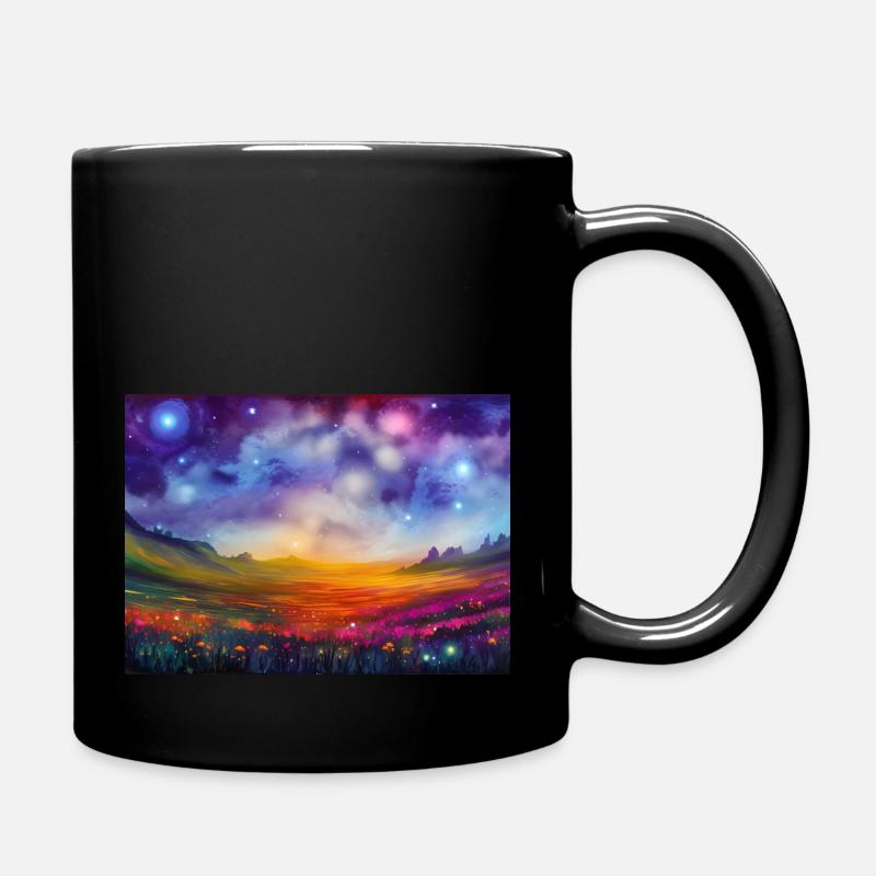 Nuit étoilée - Mug uni - noir