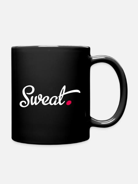 Trainieren - Tasse einfarbig - Schwarz