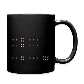 Proportionen des Rezepts - Tasse einfarbig - Schwarz - Rechts