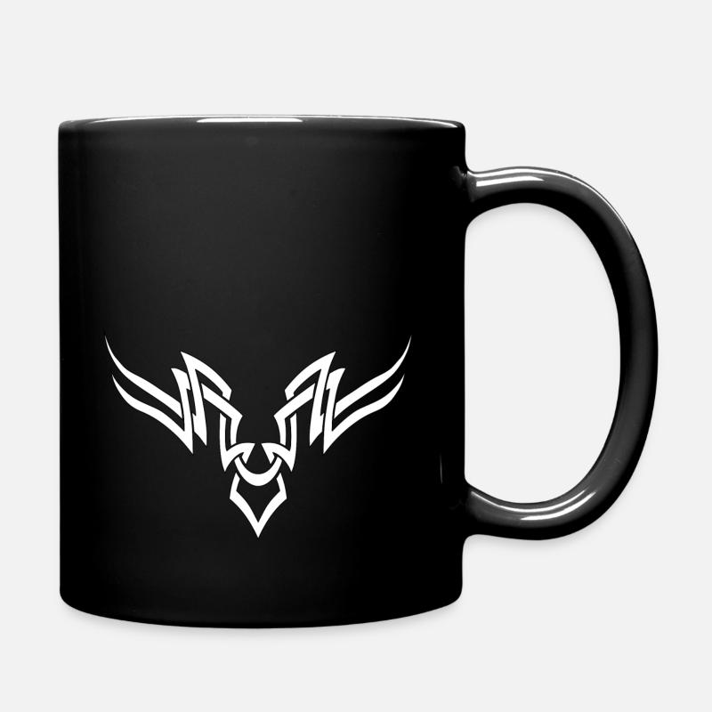 Tribal 4 weiß - Tasse einfarbig - Schwarz