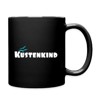 küstenkind - Tasse einfarbig - Schwarz - Rechts