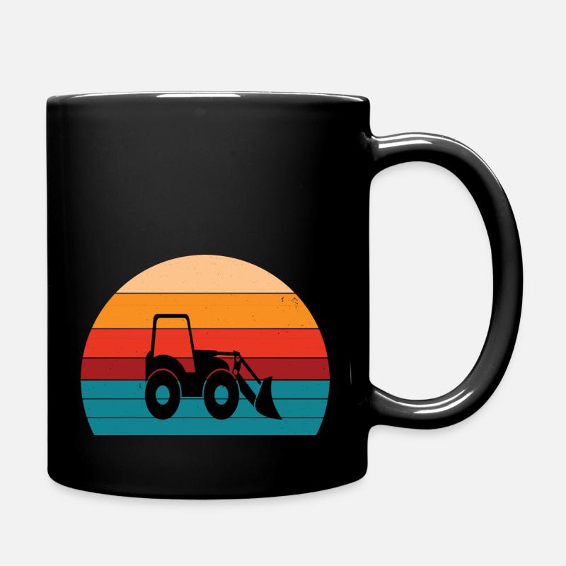 vintage chantier travail travaux - Mug uni - noir